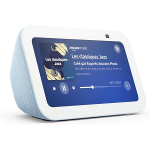 Image Écran connecté Amazon Echo Show 5 - Bleu-gris à 64,99€