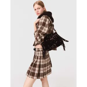 Image Sac à main Femme Maje Miss M Mini - Marron à 276€