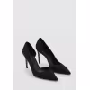 Image Escarpins Talon Aiguille Asymétriques - Noir à 11,99€