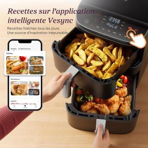 Image Friteuse sans huile COSORI Turbo Tower Pro 10.8L - Noir à 219,99€