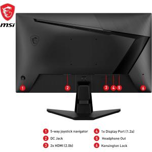 Image Écran gaming MSI G255F 24,5 pouces - Noir à 89,99€