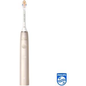Image Brosse à dents électrique Philips Sonicare DiamondClean Prestige 9900 HX9992/11 - Champagne à 199,99€