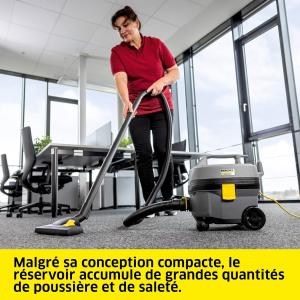 Image Aspirateur traîneau Kärcher T 7/1 Classic - Jaune et Noir à 93,99€