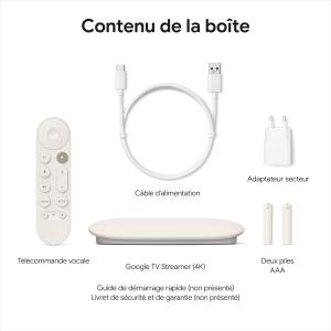 Image Streamer Google TV 4K - Porcelaine à 94,00€