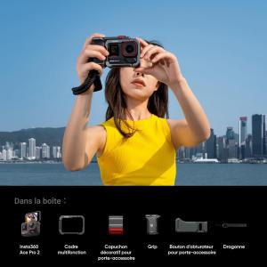 Image Caméra d'action Insta360 Ace Pro 2 Pack Xplorer - Gris ardoise à 419,00€