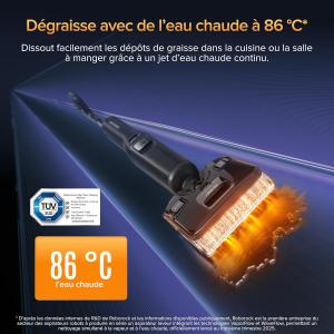 Image Aspirateur laveur vapeur roborock F25 Ultra - Noir à 649,00€
