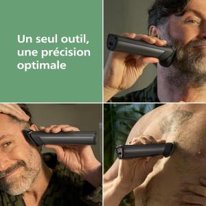 Image Tondeuse Tout-en-Un Philips MG7931/15 Multigroom Série 7000 –  Gris/Noir à 56,99€