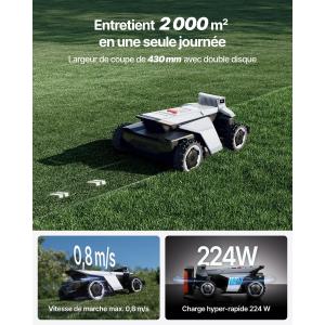 Image Robot tondeuse NAVIMOW X420 - Gris à 2 499,00€