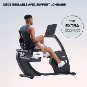 Image Vélo semi-allongé Nordictrack G LE - Noir à 799,00€