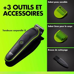 Image Tondeuse Gillette Gillette Labs i3 - Noir à 39,90€