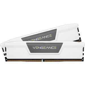 Image Mémoire RAM Corsair Vengeance DDR5 32Go 6000MHz - Blanc à 425,99€