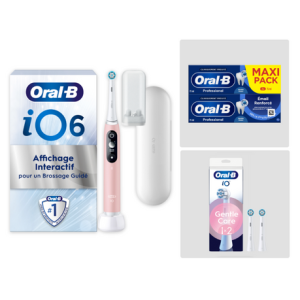 Image Pack brosse à dents électrique Oral-B iO6 - Rose à 174,50€