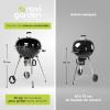 Image Barbecue Ravigarden 57 cm - Noir à 119,00€