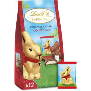 Image Chocolat Lindt Lapin Or 130g - Double Lait à 5,47€