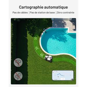 Image Robot tondeuse Mammotion LUBA Mini AWD LiDAR - Blanc - 1 399,01€