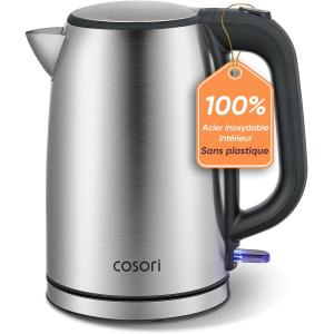 Image Bouilloire COSORI 1,7L 2200W - Argent à 26,59€