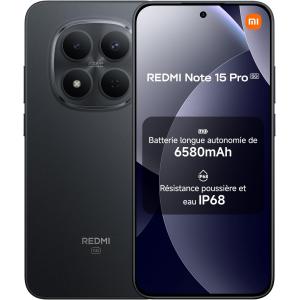 Image Smartphone XIAOMI Redmi Note 15 Pro 5G - Noir, Bleu ou Gris à 299,00€