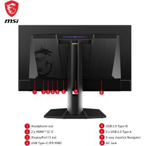 Image Écran gaming MSI MPG 271QRX QD-OLED - Noir à 579,90€