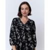 Image Robe courte imprimée RDERI557 - Noir - 40,00€
