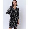 Image Robe courte imprimée RDERI557 - Noir - 40,00€