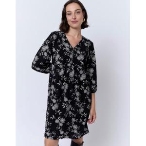 Image Robe courte imprimée RDERI557 - Noir - 40,00€