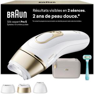 Image Épilateur Braun Silk·expert Pro 5 - Or à 389,99€