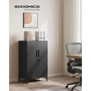 Image Caisson de bureau SONGMICS OMC012B01 - Noir Mat à 76,49€