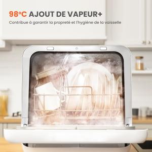 Image Lave-vaisselle Comfee Mini Lite CDWMTO201D - Blanc à 199,00€