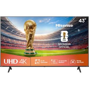 Image Smart TV Hisense 43" 43A6Q 43 pouces 4K UHD - Noir à 227,05€