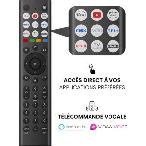 Image Smart TV Hisense 43" 43A6Q 43 pouces 4K UHD - Noir à 227,05€