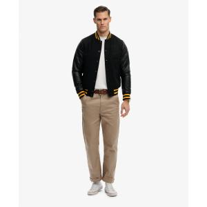 Image Blouson Homme Superdry Varsity Classique - Noir/Orange  à 97,99€