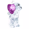 Image Figurine Swarovski Ourson Kris Je t’offre Mon Cœur - Rose à 62,00€