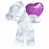 Image Figurine Swarovski Ourson Kris Je t’offre Mon Cœur - Rose à 62,00€