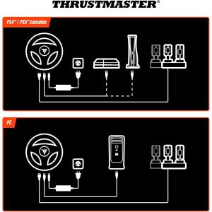 Image Volant de course Thrustmaster T598 - Noir à 429,99€