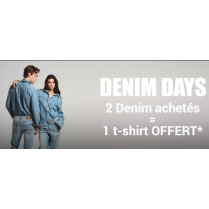 Image T-shirt Teddy Smith OFFERT à l'achat de deux Denim