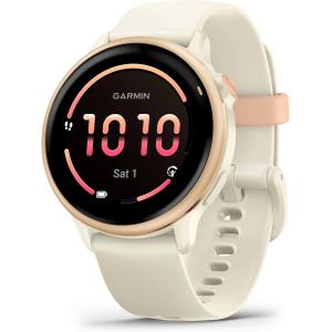 Image Montre connectée Garmin vivoactive 6 - Blanc Rose à 265,99€