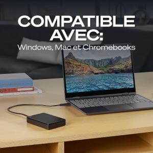 Image Disque dur externe Seagate Portable 5To - 134,99€
