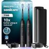 Image Pack Brosse à dents électrique Philips Sonicare 7100 HX7429/03 - Noir à 159,99€