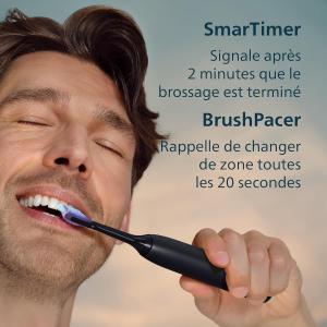 Image Pack Brosse à dents électrique Philips Sonicare 7100 HX7429/03 - Noir à 159,99€