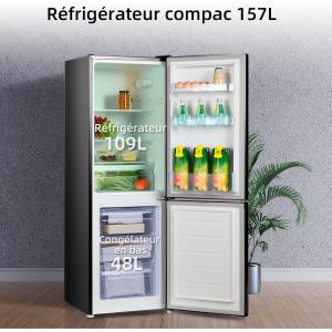 Image Réfrigérateur CHIQ FBM157L42 - Noir à 234,64€