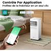Image Climatiseur mobile Comfee Breezy Cool 2.6 - Blanc à 259,99€