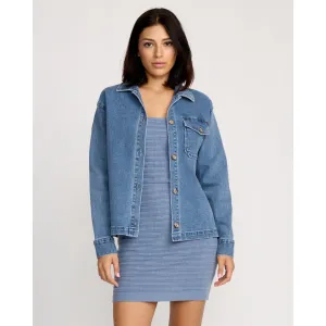 Image Veste Femme Volcom Stoned Boyfriend - Deep River Blues à 50,00€