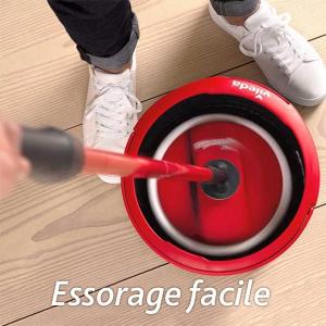 Image Balai serpillière Vileda Spin & Clean - Noir et Rouge à 27,99€
