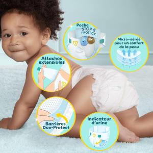 Image Couches Pampers Premium Protection Taille 6 - Blanc à 54,00€
