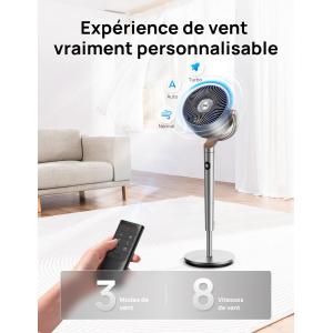 Image Ventilateur DREO PolyFan 502 - Argent à 93,49€