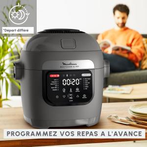 Image Multicuiseur Moulinex MZ730BF0 - Gris Hippo à 99,99€