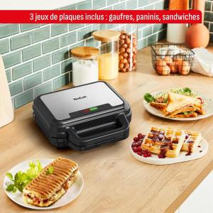 Image Appareil à gaufres Tefal UltraCompact SW383D10 - Noir à 46,99€