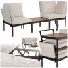 Image Salon de jardin Tectake Magaluf - Anthracite/Gris - 269,99€