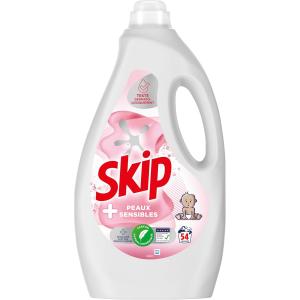 Image Pack Lessive liquide Skip Unilever Peaux Sensibles 2x54 lavages - Frais à 18,29€