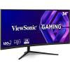 Image Écran PC Gamer ViewSonic VX3418C-2K - Noir à 229,99€